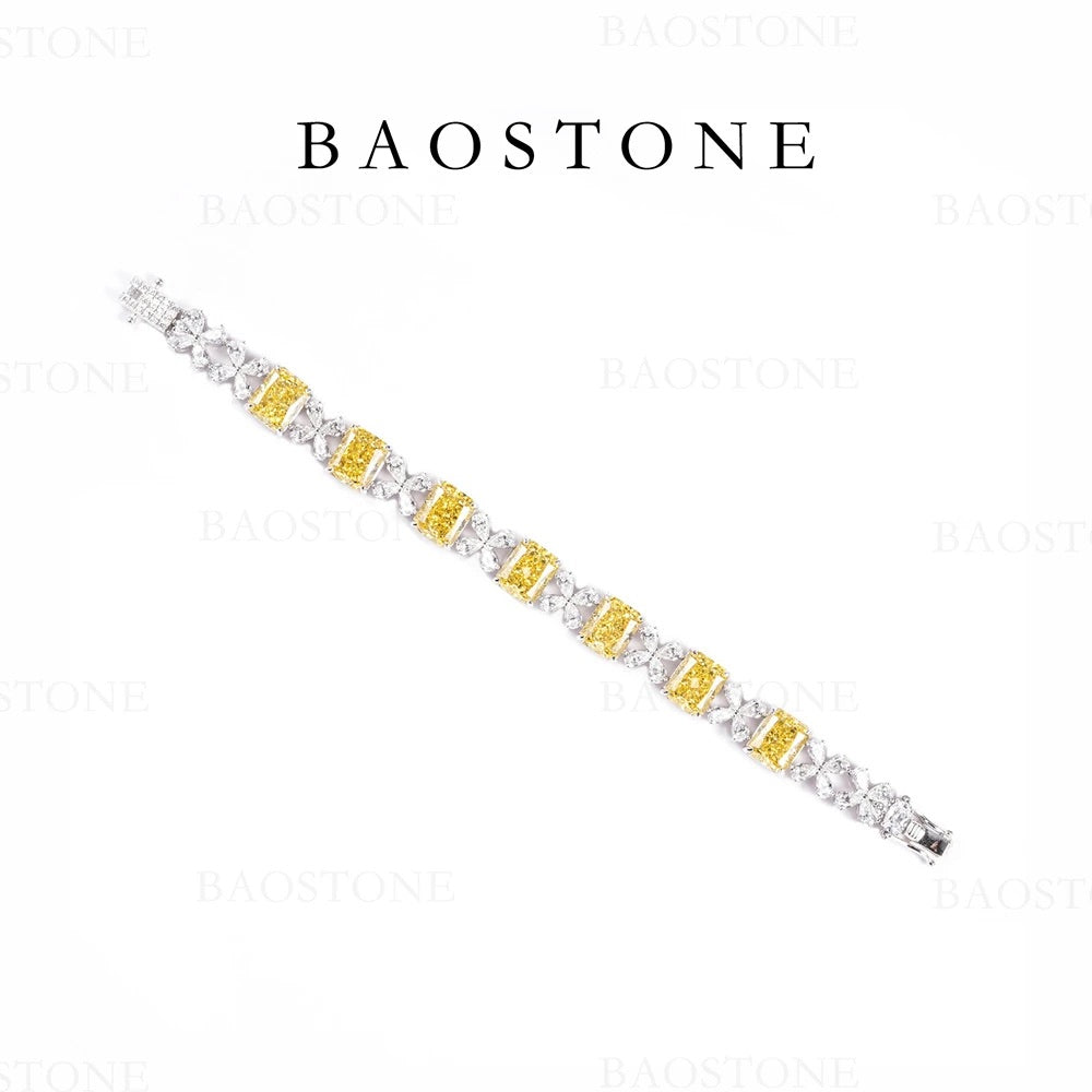 Pink Charm Diamond Bracelet