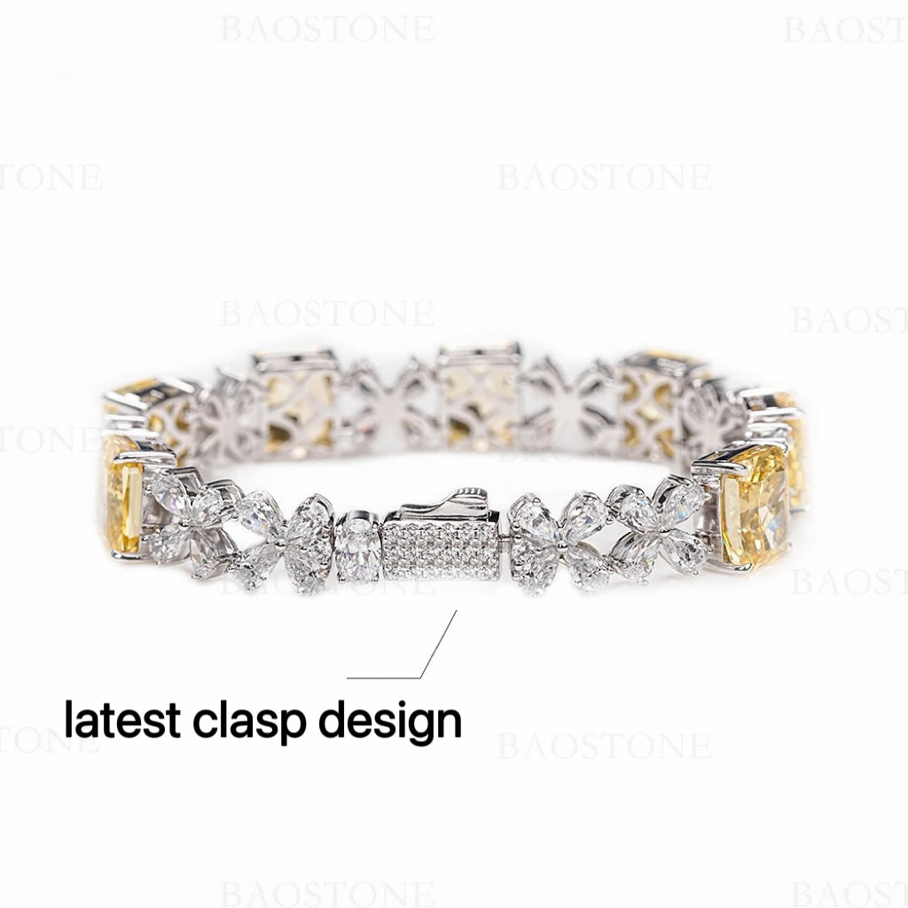 Pink Charm Diamond Bracelet